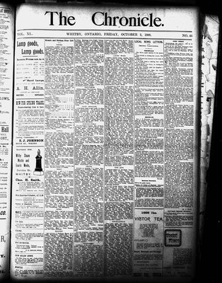 Whitby Chronicle, 2 Oct 1896