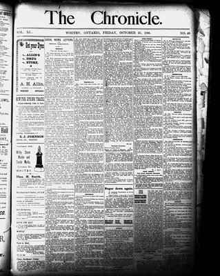 Whitby Chronicle, 30 Oct 1896