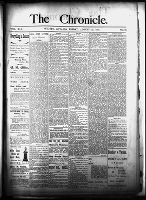 Whitby Chronicle, 20 Aug 1897