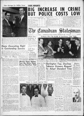 Canadian Statesman, 11 Feb 1960