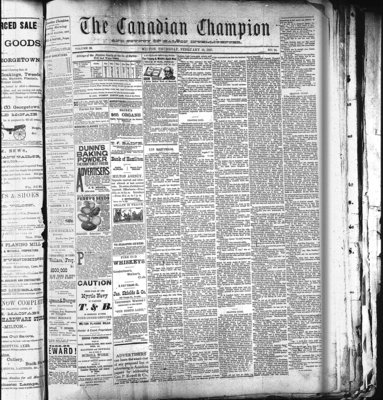 Canadian Statesman, 10 Feb 1887