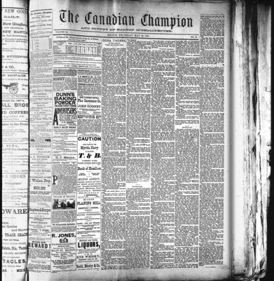 Canadian Statesman, 26 May 1887