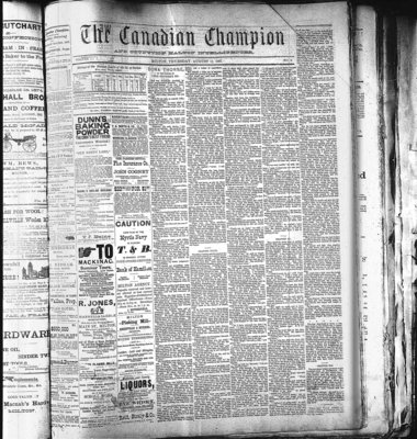 Canadian Statesman, 11 Aug 1887