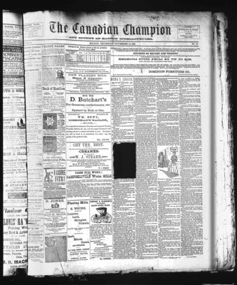 Canadian Statesman, 15 Nov 1888