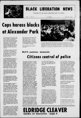 Black Liberation, 1 Aug 1969