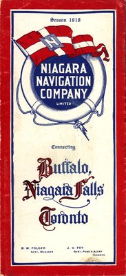 Season 1910, Niagara Navigation Company