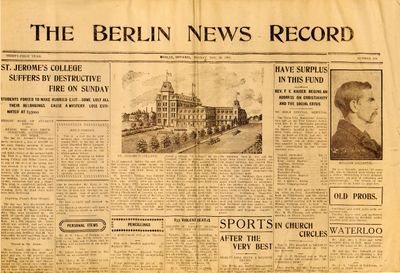 Berlin News Record as Picture