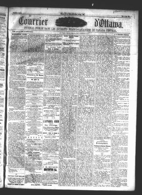 Le Courrier d'Ottawa, 15 May 1861