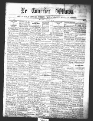 Le Courrier d'Ottawa, 12 Jun 1862