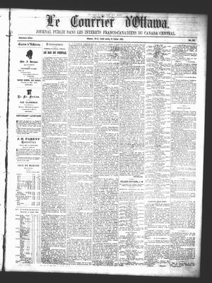 Le Courrier d'Ottawa, 10 Jul 1862