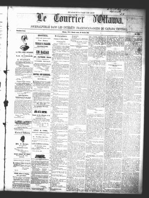 Le Courrier d'Ottawa, 25 Oct 1862