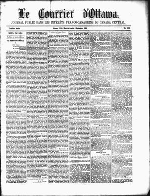 Le Courrier d'Ottawa, 2 Sep 1863