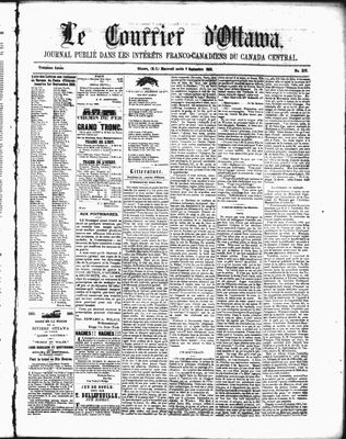 Le Courrier d'Ottawa, 9 Sep 1863