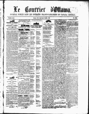 Le Courrier d'Ottawa, 8 Oct 1863