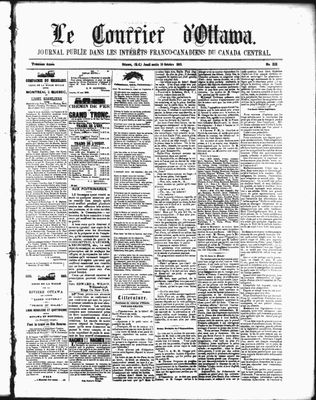 Le Courrier d'Ottawa, 15 Oct 1863