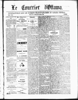 Le Courrier d'Ottawa, 22 Jan 1864