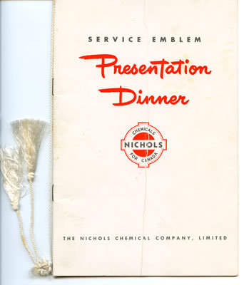 Service Emblem Presentation Dinner Program
