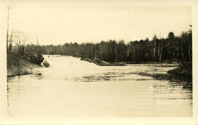 Moira River and Falls, Deloro, Ont. 
