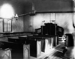 Interior Old Presbyterian Church, ca.1890.  Cavendish, P.E.I.