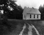 Exterior view of Old Baptist Church, ca.1890's.  Cavendish, P.E.I.