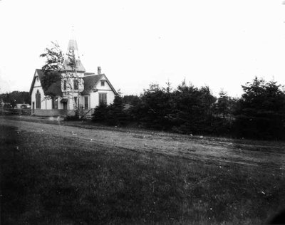 Exterior of New Baptist Church, ca.1902.  Cavendish, P.E.I.