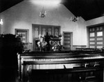 Interior of New Baptist Church, ca.1902.  Cavendish, P.E.I.