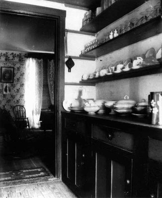 Park Corner view of pantry, ca.1890's.  Park Corner, P.E.I.