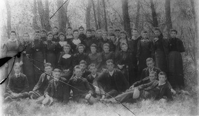 1st year students, ca.1893-95.  Charlottetown, P.E.I.