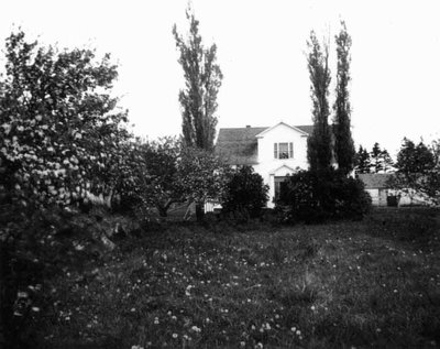 View of Uncle John MacNeill's home, ca.1900.  Cavendish, P.E.I.