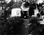 View of Alma MacNeill's home (her garden), ca.1897.  Cavendish, P.E.I.