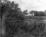 Distant view of William & Amanda MacNeill's home, ca.1897.  Cavendish, P.E.I.