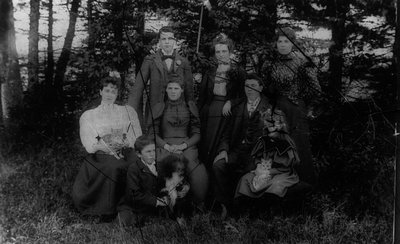 Family portrait of MacNeills, ca.1898, Cavendish, P.E.I.