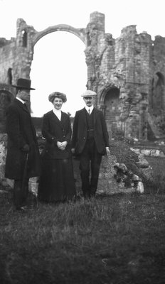 Ewan, George Boyd MacMillan & fiancee, 1911.  Scotland.