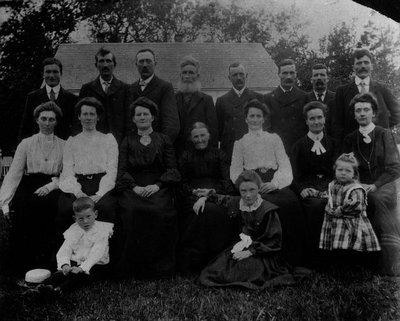 Charles Macneill family group, ca. 1870's.  P.E.I.