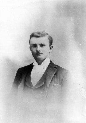 Willie Pritchard (brother of Laura Pritchard.), ca.1890.  Prince Albert, SK.