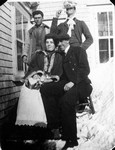 Jack Whitfield, George Campbell, Stella Campbell & Henry McClure, ca.1900.  Cavendish, P.E.I.