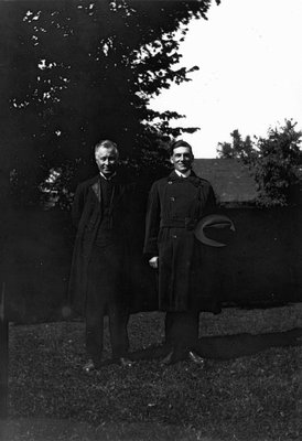 Ewan Macdonald & Rev. Edwin Smith, ca.1920's.  Leaskdale, ON.