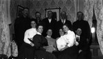 Long River Church Choir.  Stella Campbell in front row, ca. 1890's.  Park Corner, P.E.I.