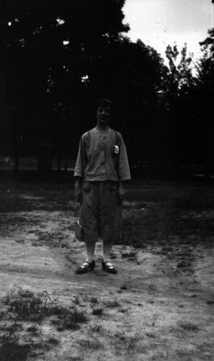 Bertie McIntyre garbed for Kentucky Mammoth Cave.