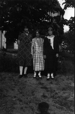 Unidentified woman, Mary, Ida.  (Prince of Wales College Reunion), ca.1929.  P.E.I.