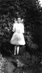Edith Reid as young girl, ca.1915.  Leaskdale, ON.
