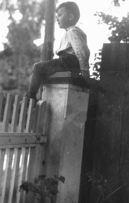 Chester at Leaskdale Manse, Leaskdale, ON.