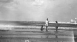 Stuart & Webb children on Cavendish shore, ca.1923.  Cavendish, P.E.I.