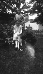 Stuart & unidentified girl, ca.1925.  Leaskdale, ON.