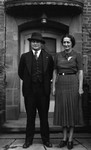 Chester & Evelyn MacDonald Oman (cousin), ca.1937.  Cleveland, Ohio.