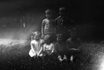 Chester & Stuart with Island children, ca.1918.