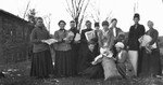 Red Cross workers, ca.1916.  Leaskdale, ON.