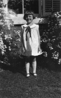 Helen Mason (maid's child), ca.1930?.  Norval, ON.