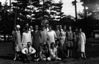 Bible Class picnic, ca.1927.  Norval, ON.