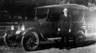 Rev. Edwin Smith, ca.1921.  Leaskdale, ON.